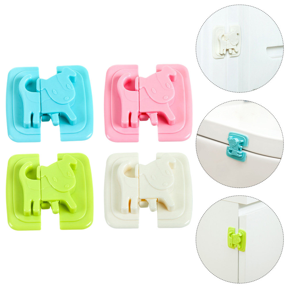 Home Security Kitchener - 4Pcs Baby Safety Locks ABS Childproof
