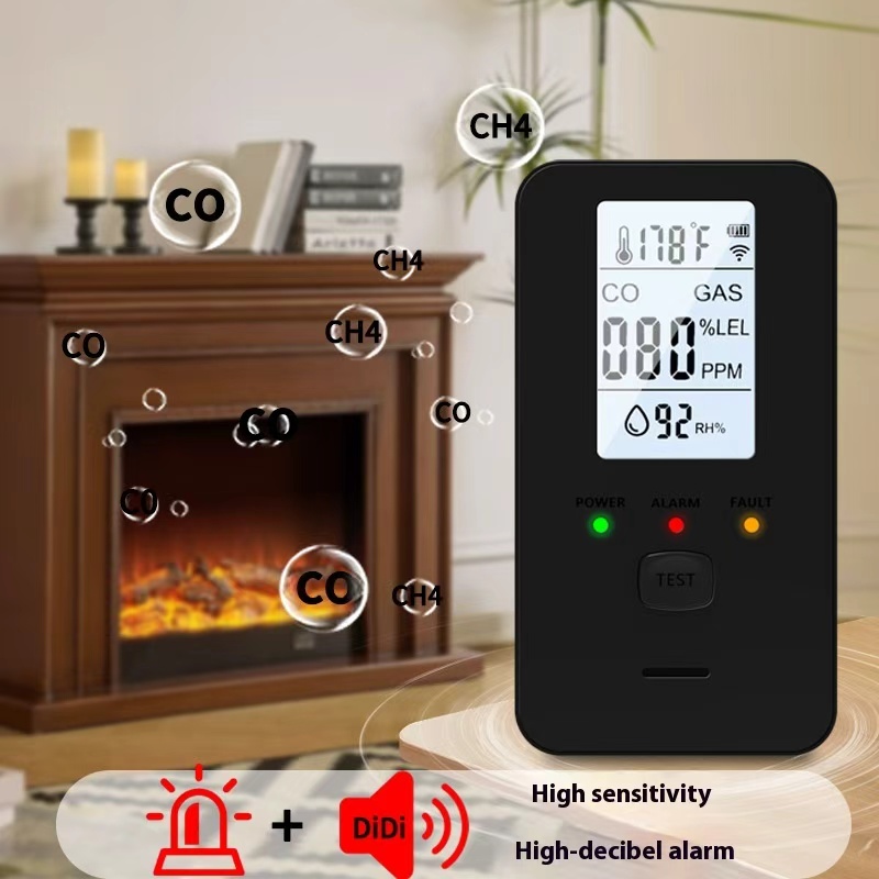 Home Security Alarm - 2025 Gas Detector Carbon Monoxide Alarm