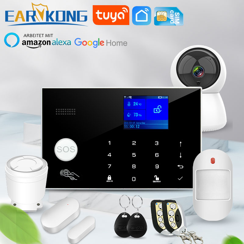 Home Security Number - Wifi GSM Alarm System 433MHz Home