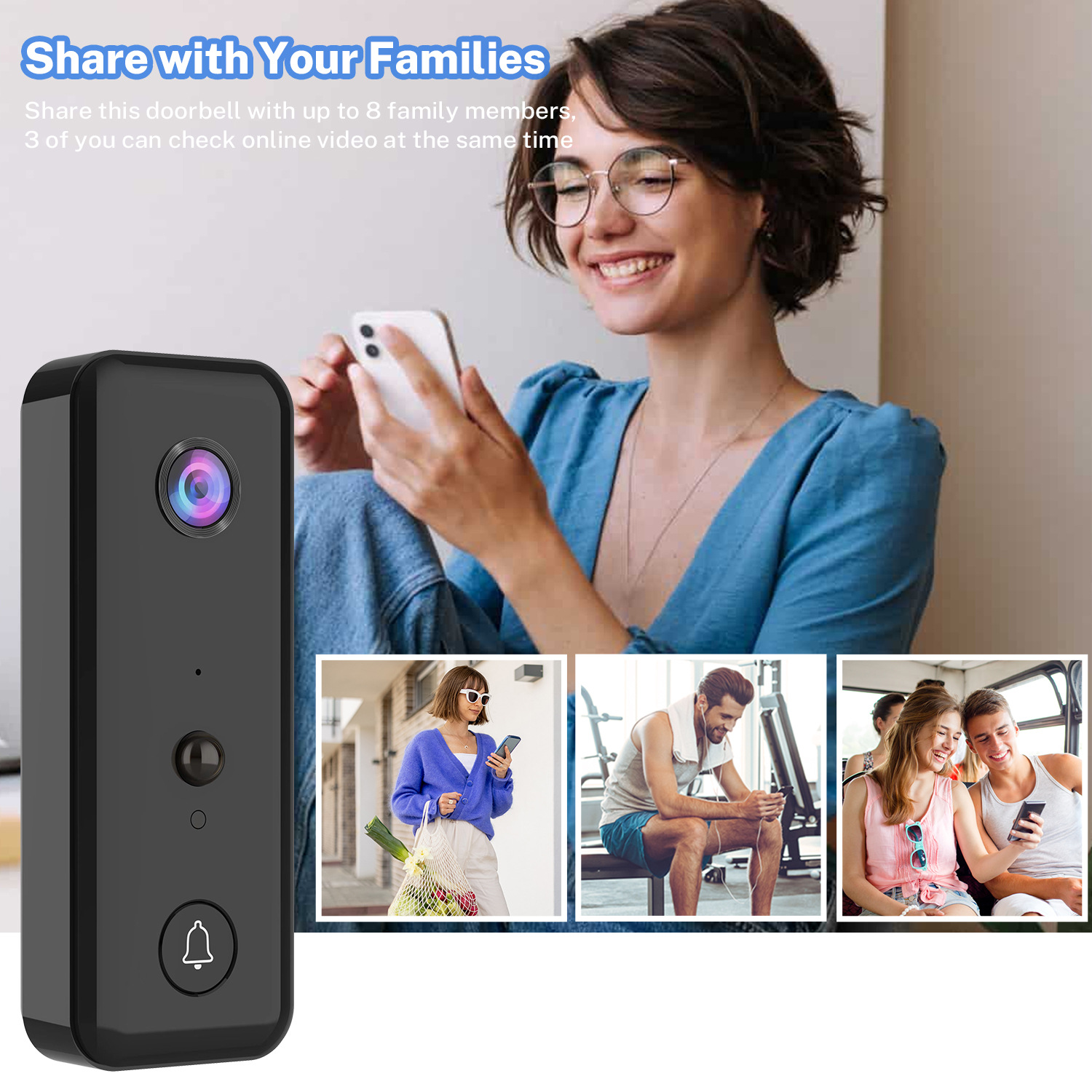 720P Aiwit APP Cloud Storage W – Peephole Camera Viewer recenzja i cena