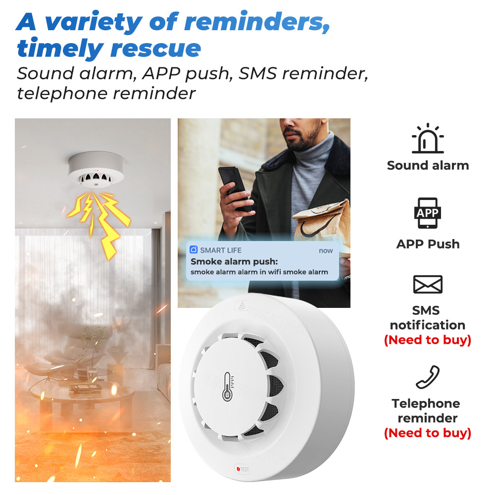 Tuya WiFi Temperature and Humi – Home Security Alarm recenzja i cena