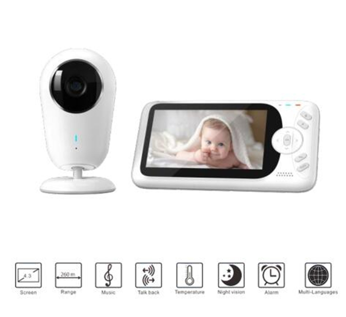 4.3inch 1080P Full HD Wireless – Home Security Wireless Cameras recenzja i cena