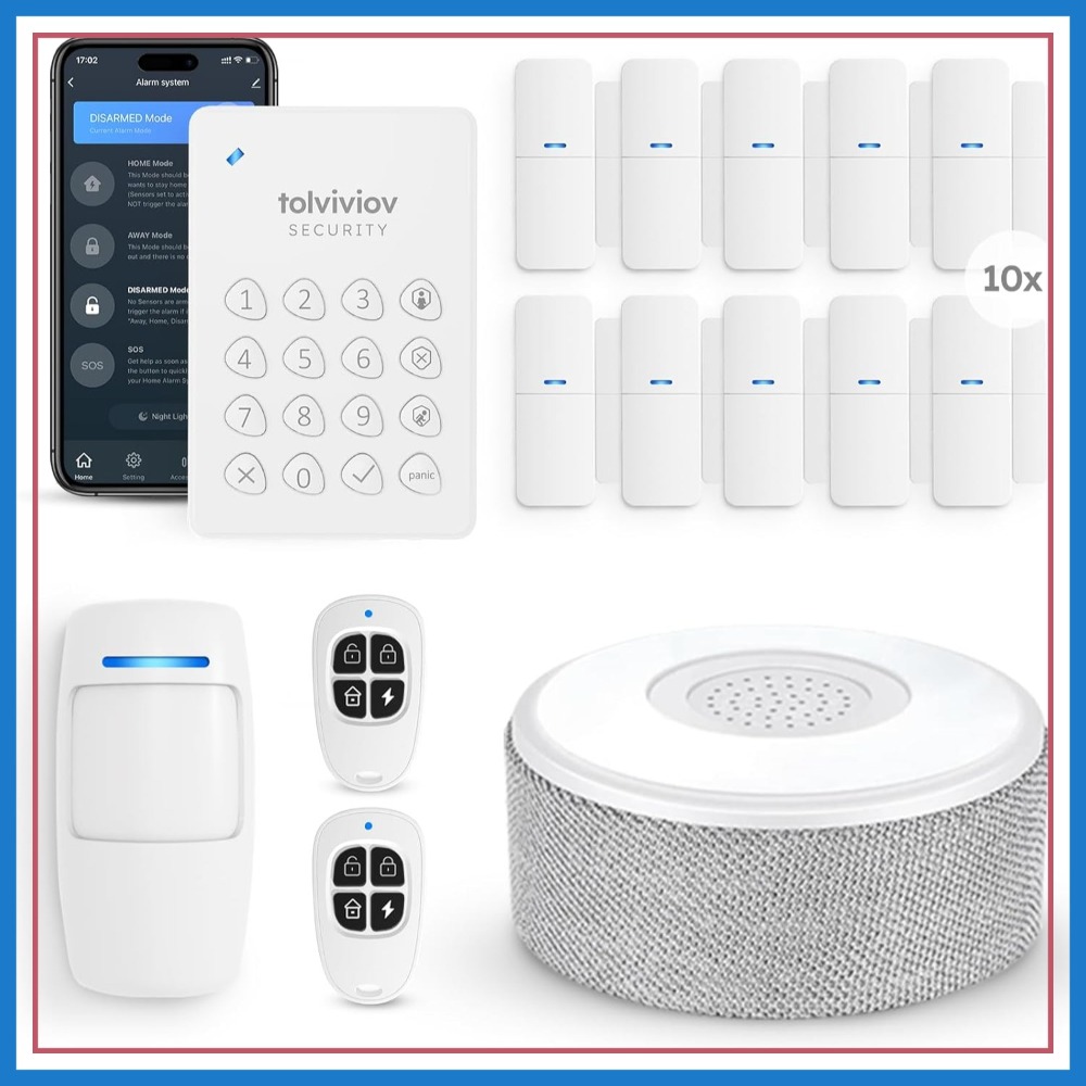 15Pc WiFi Alarm System: Door W – Home Security No Monthly Fee recenzja i cena