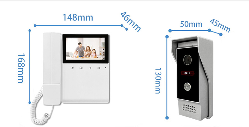 4.3Inch  TFT Monitor  4 Wired  – Peephole Camera Viewer recenzja i cena