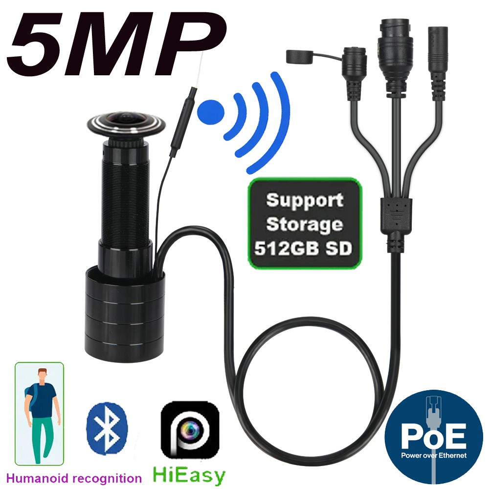 5MP Door Eye IP POE Camera Min – Peephole Camera Viewer recenzja i cena