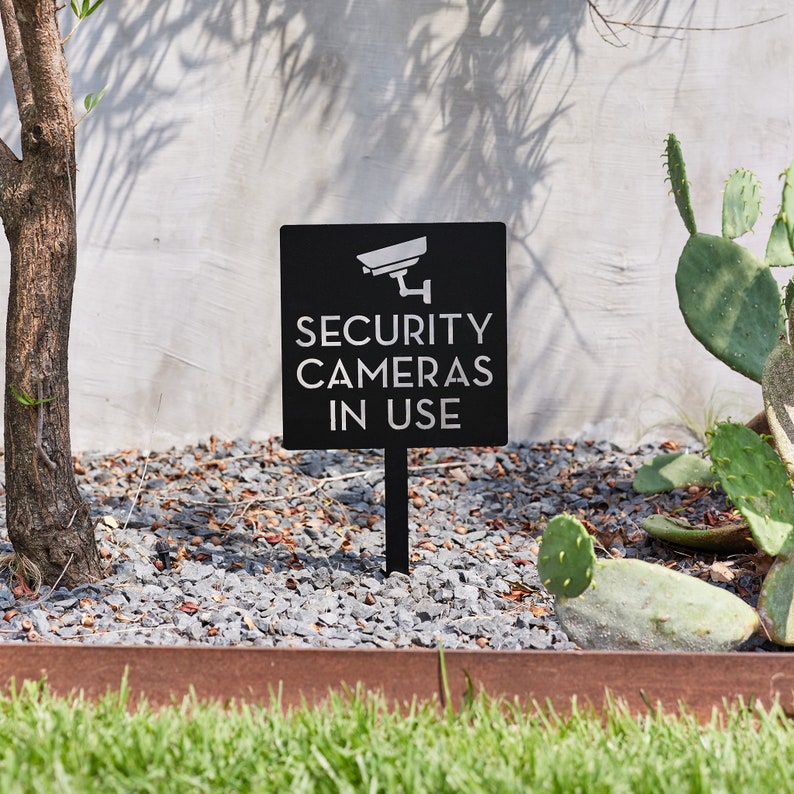 Security Camera Yard Sign - Mo – Home Yard Security Cameras recenzja i cena