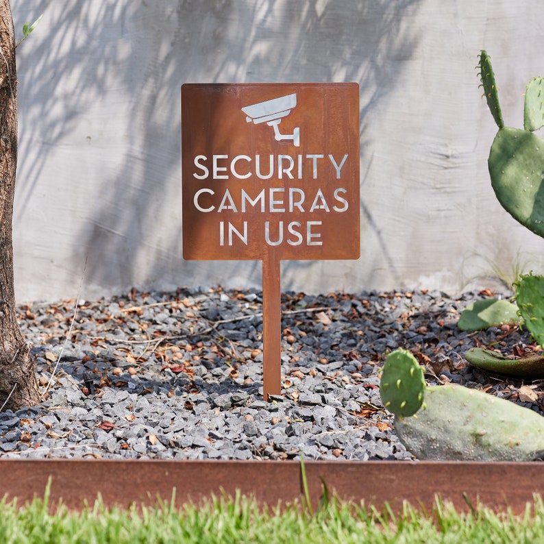 Security Camera Yard Sign - Mo – Home Yard Security Cameras recenzja i cena