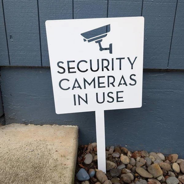 Security Camera Yard Sign - Mo – Home Yard Security Cameras recenzja i cena