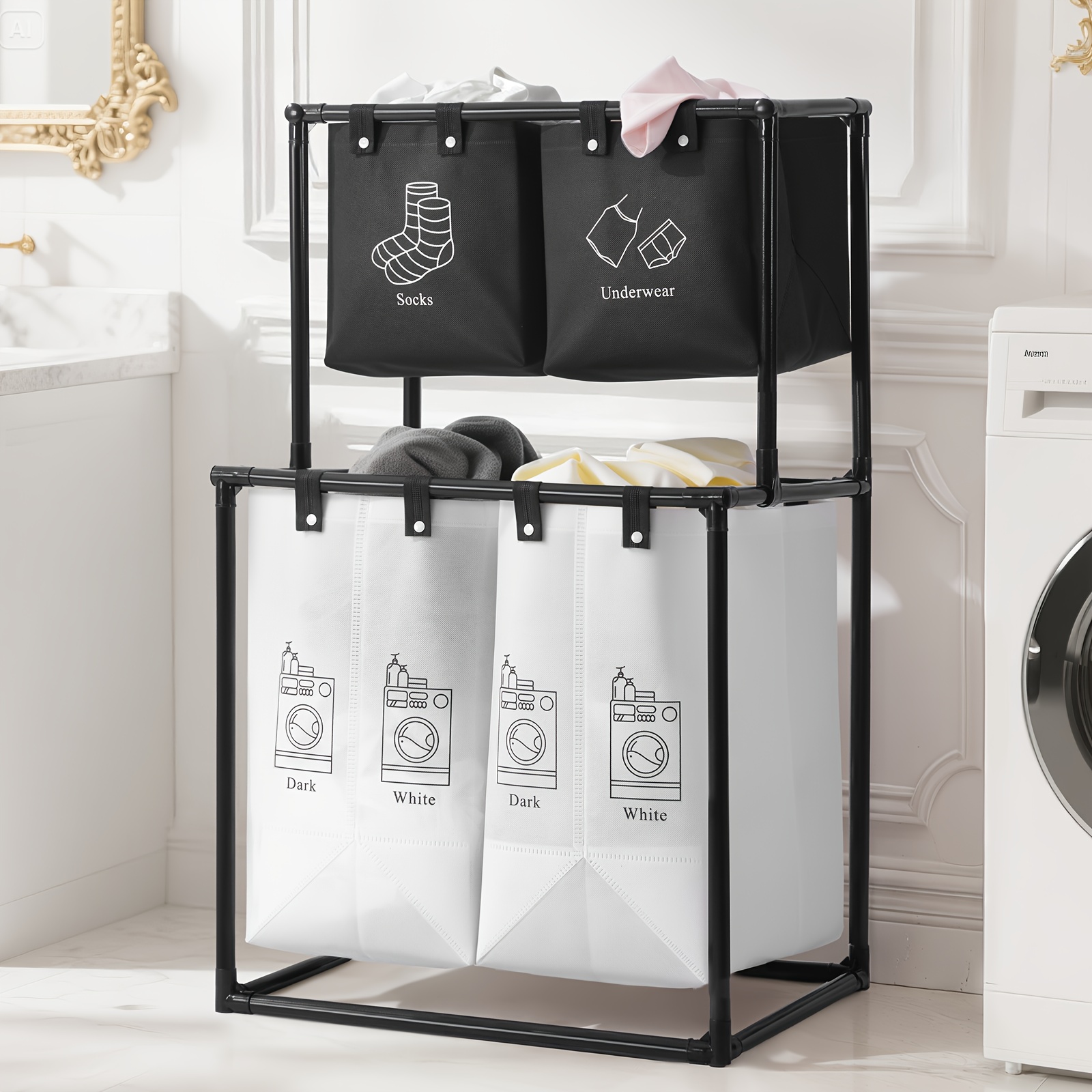 us2 Compartment Laundry Hamper – Home Security United Kingdom recenzja i cena