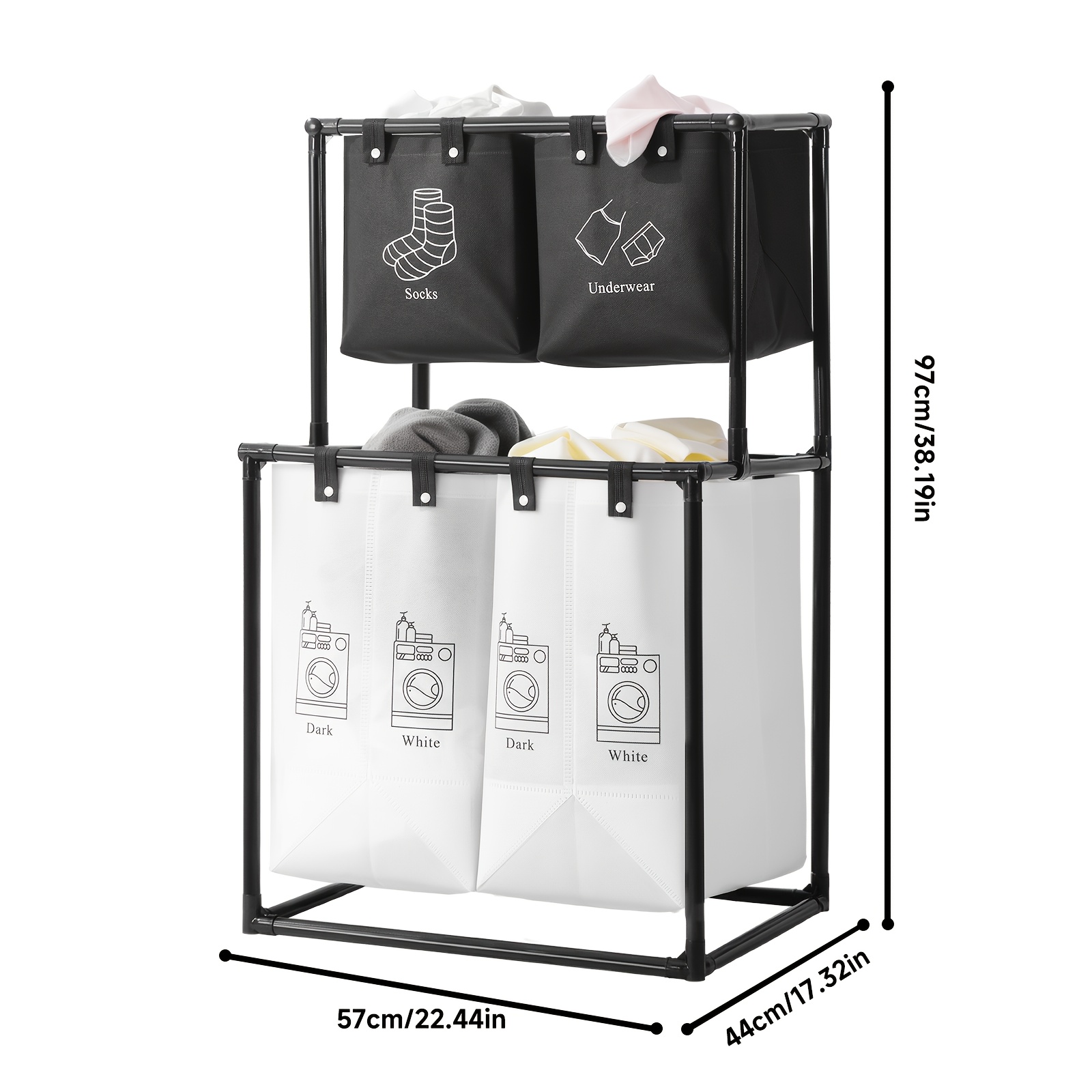 us2 Compartment Laundry Hamper – Home Security United Kingdom recenzja i cena