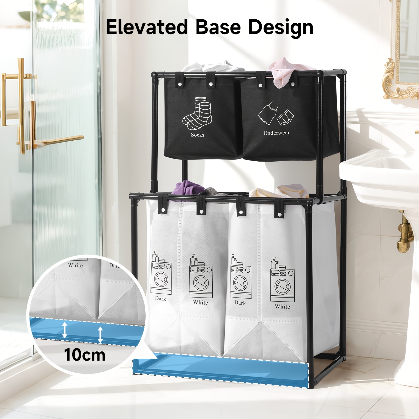 us2 Compartment Laundry Hamper – Home Security United Kingdom recenzja i cena