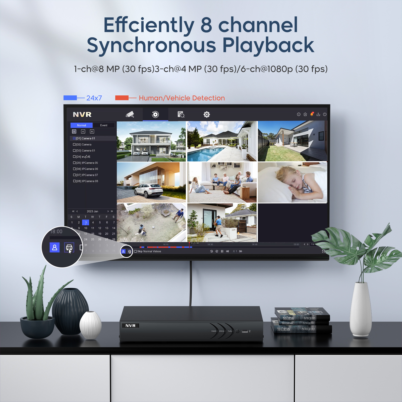 8CH Network Video Recorder for – Home Security Hikvision recenzja i cena