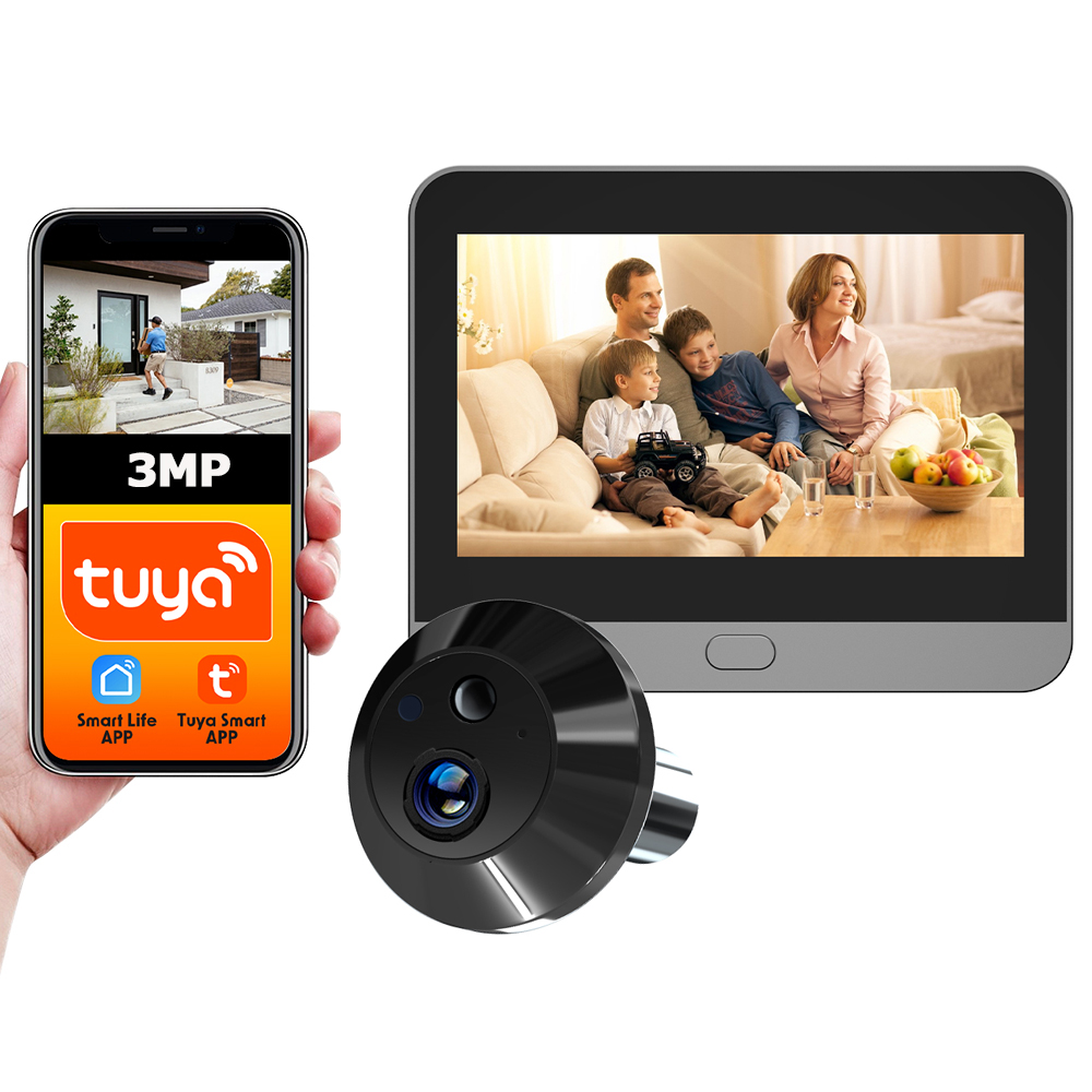 Tuya Smart Life APP 3MP 140° W – Peephole Camera Viewer recenzja i cena