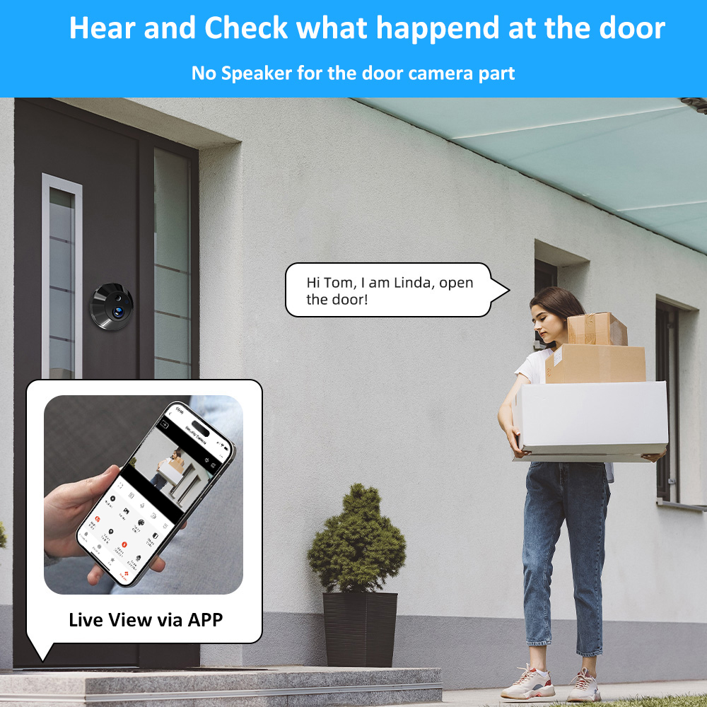 Tuya Smart Life APP 3MP 140° W – Peephole Camera Viewer recenzja i cena