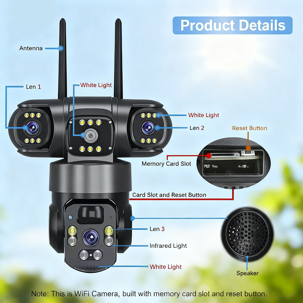 Outdoor Camera Wireless 4G/WiF – Home Yard Security Cameras recenzja i cena