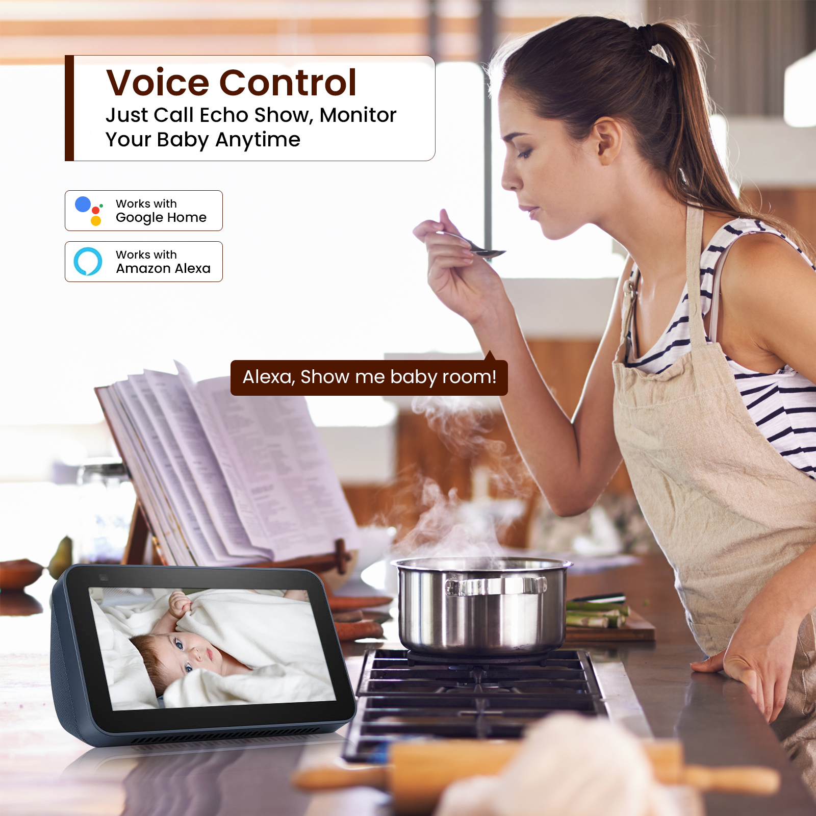 Tuya 1080P Wifi Camera Indoor  – Home Security Eufy recenzja i cena