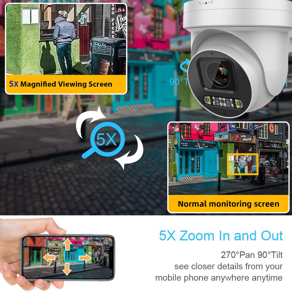 8MP ColorVu PTZ IP Camera 5X Z – Home Security Hikvision recenzja i cena