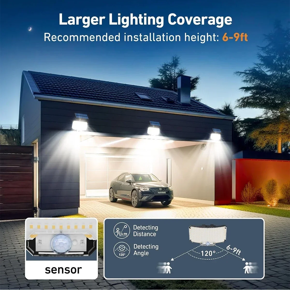234LED Solar Outdoor Lights Mo – Solar Security Light recenzja i cena