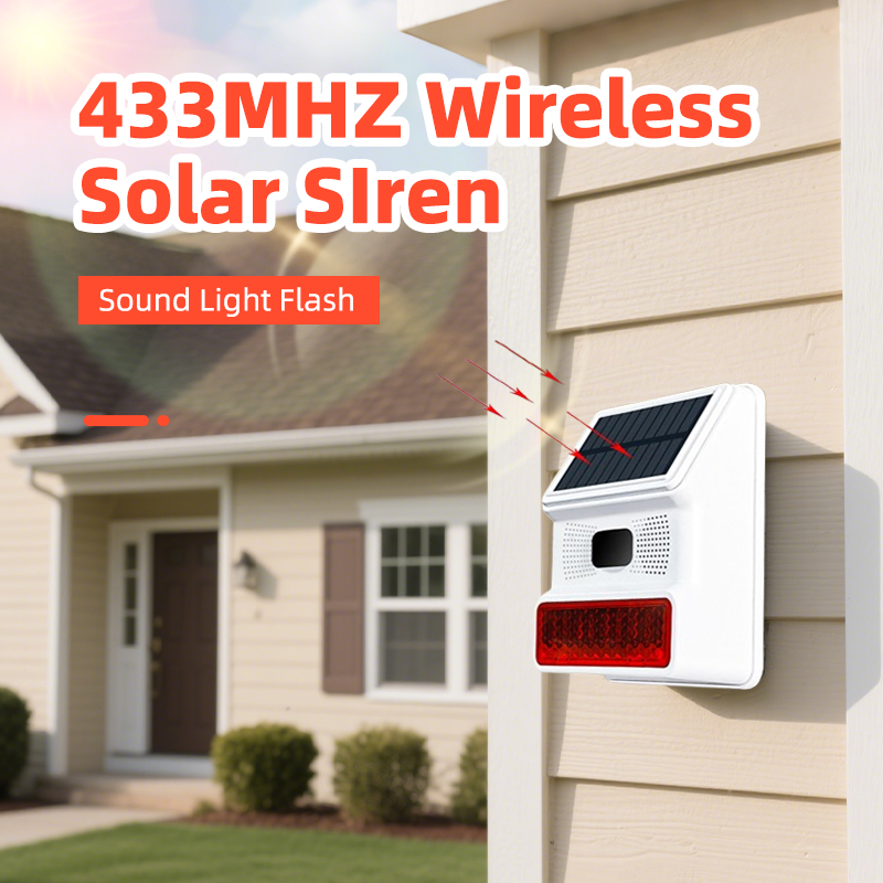 Outdoor Alarm Horn 433MHZ Wire – Home Security Lights Outdoors recenzja i cena