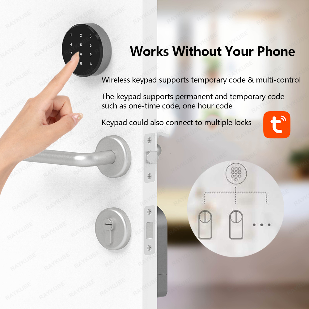 RAYKUBE A1 Pro Tuya BEL Smart  – Door Lock Smart Keypad recenzja i cena