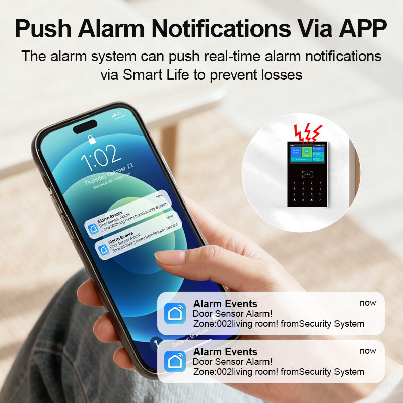 Smart Home Alarm System 2.4G W – Home Security No Monthly Fee recenzja i cena