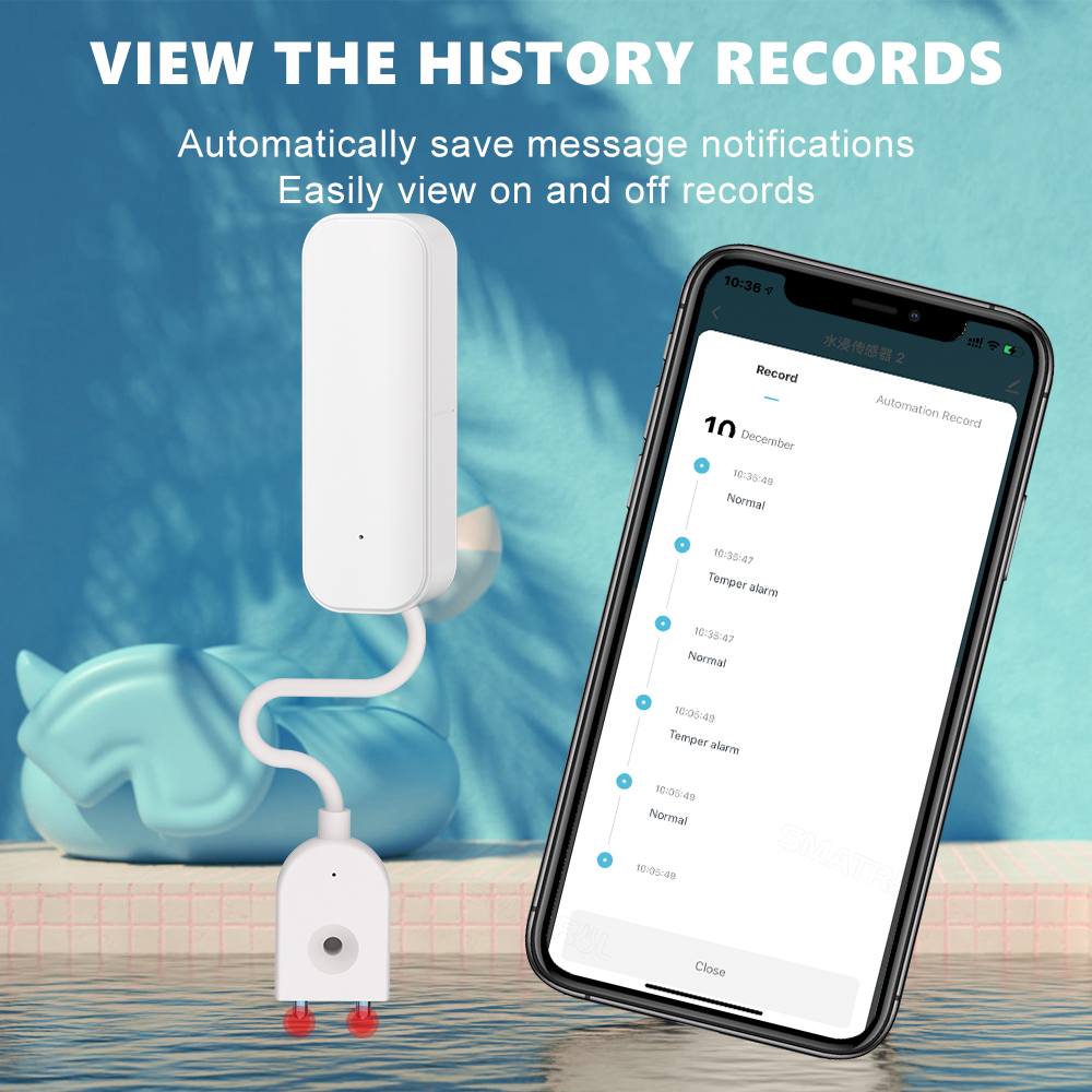 WiFi/Zigbee Water Sensor Tuya  – Home Security And Monitoring recenzja i cena