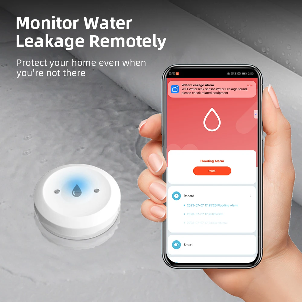 Zigbee3.0 Smart Water Leak Sen – Home Security And Monitoring recenzja i cena