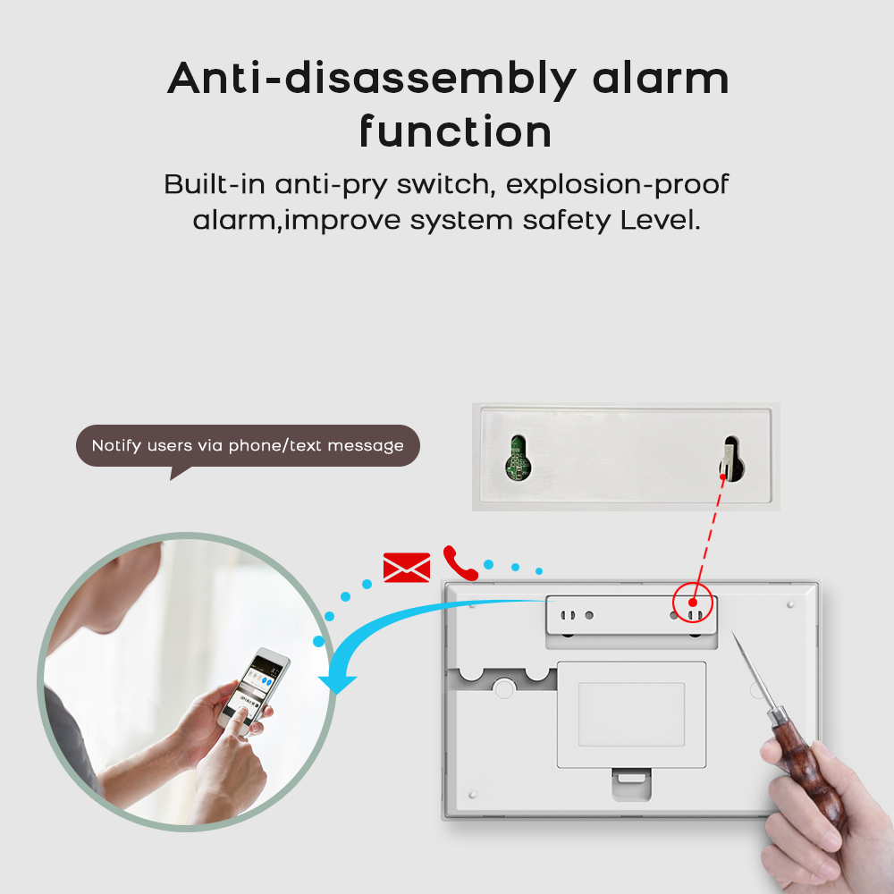 Wireless Alarm System 2.4GWiFi – Home Security No Monthly Fee recenzja i cena