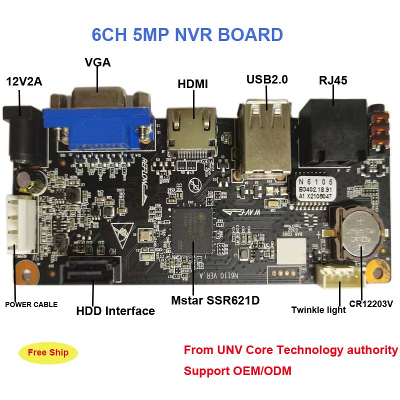 UYC nvr pcb board 8channel/10c – Home Security Hikvision recenzja i cena
