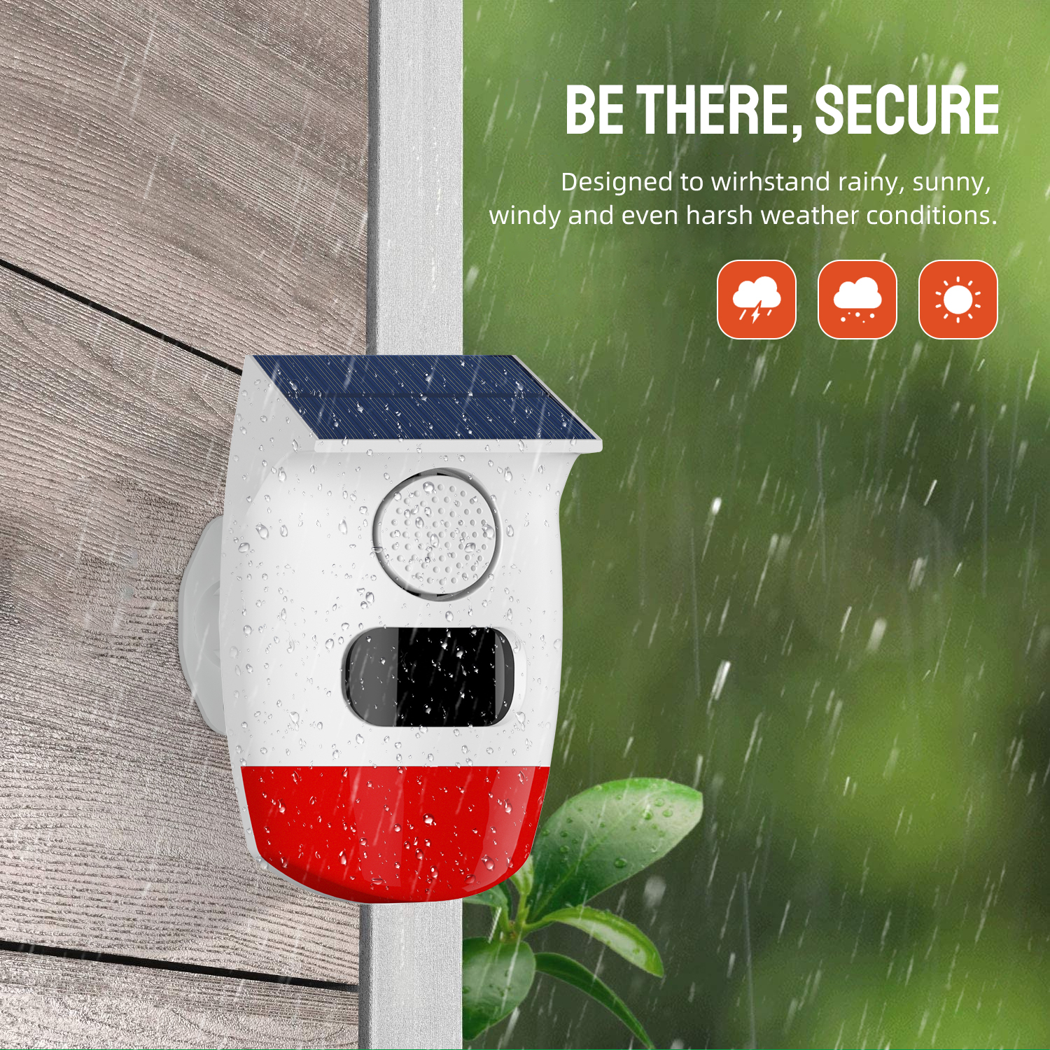 Outdoor Solar Alarm PIR Infrar – Solar Security Light recenzja i cena