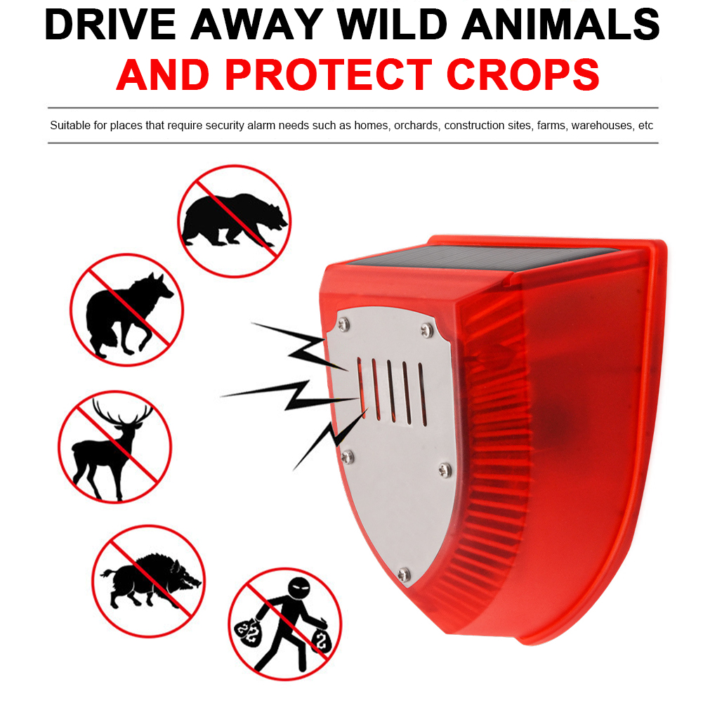 Solar Security Alarm Lights wi – Home Security Lights Outdoors recenzja i cena