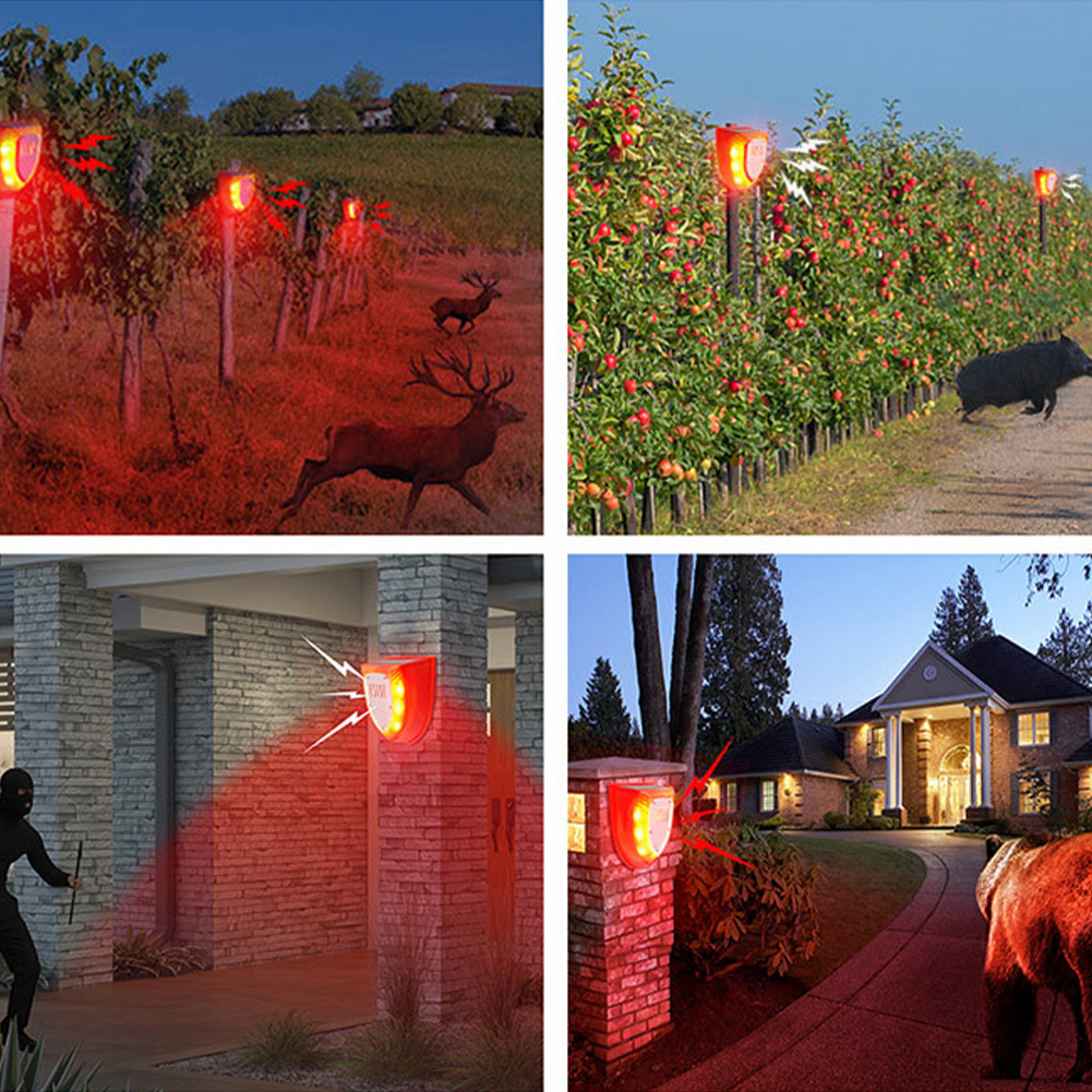 Solar Security Alarm Lights wi – Home Security Lights Outdoors recenzja i cena