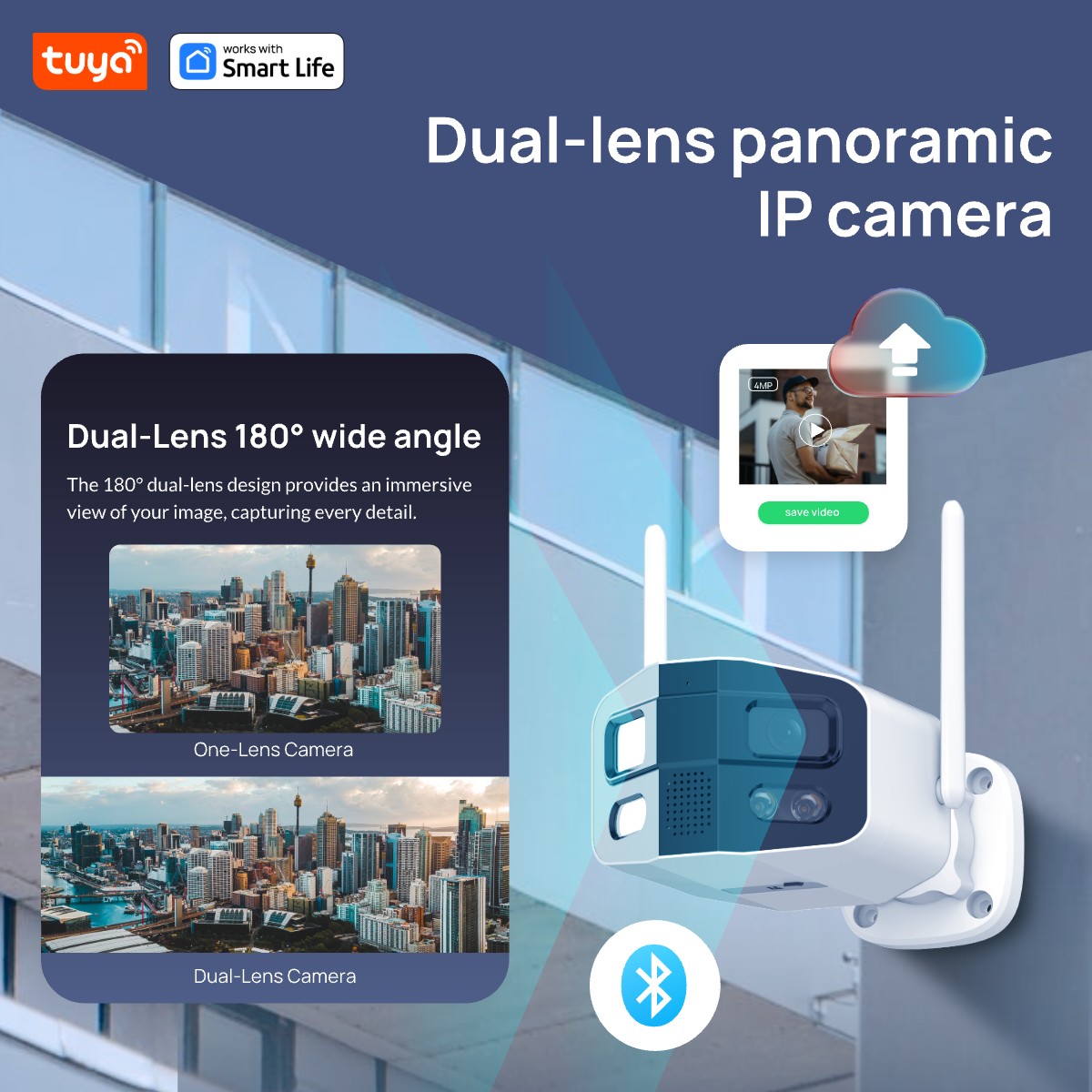 Tuya Smart 4MP 2.5K Dual-Lens  – Home Security Eufy recenzja i cena