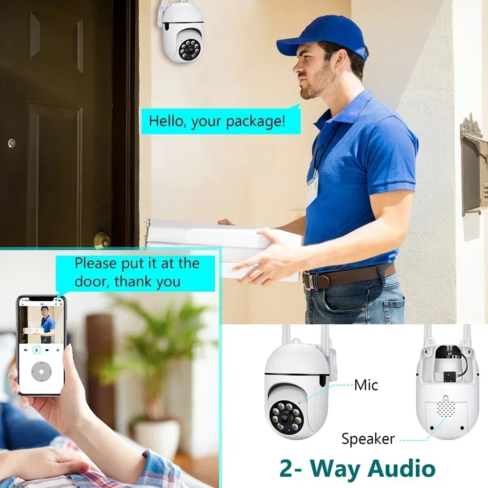 Mini 5MP HD WiFi Outdoor Secur – Home Yard Security Cameras recenzja i cena