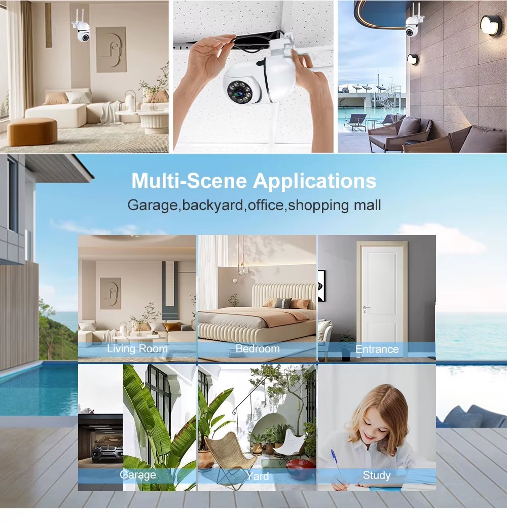 Mini 5MP HD WiFi Outdoor Secur – Home Yard Security Cameras recenzja i cena