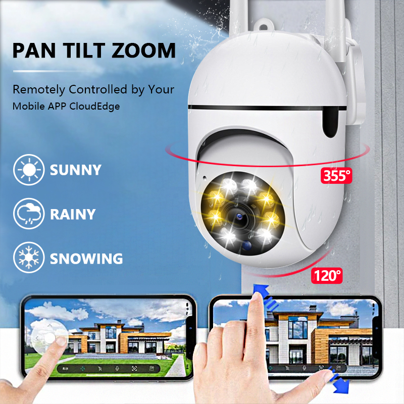 Mini 5MP HD WiFi Outdoor Secur – Home Yard Security Cameras recenzja i cena