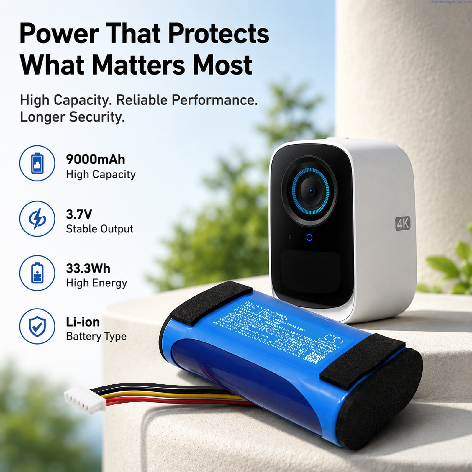 3.7V 9000mAh/10000mAh Replacem – Home Security Eufy recenzja i cena
