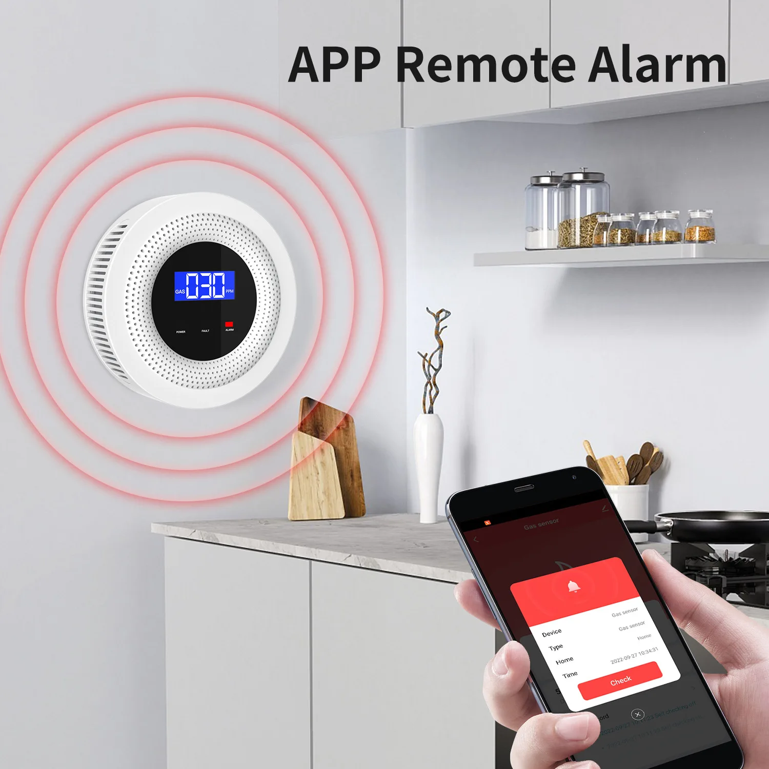 WIFI Gas Detector Gas Leak Sen – Home Security Kitchener recenzja i cena