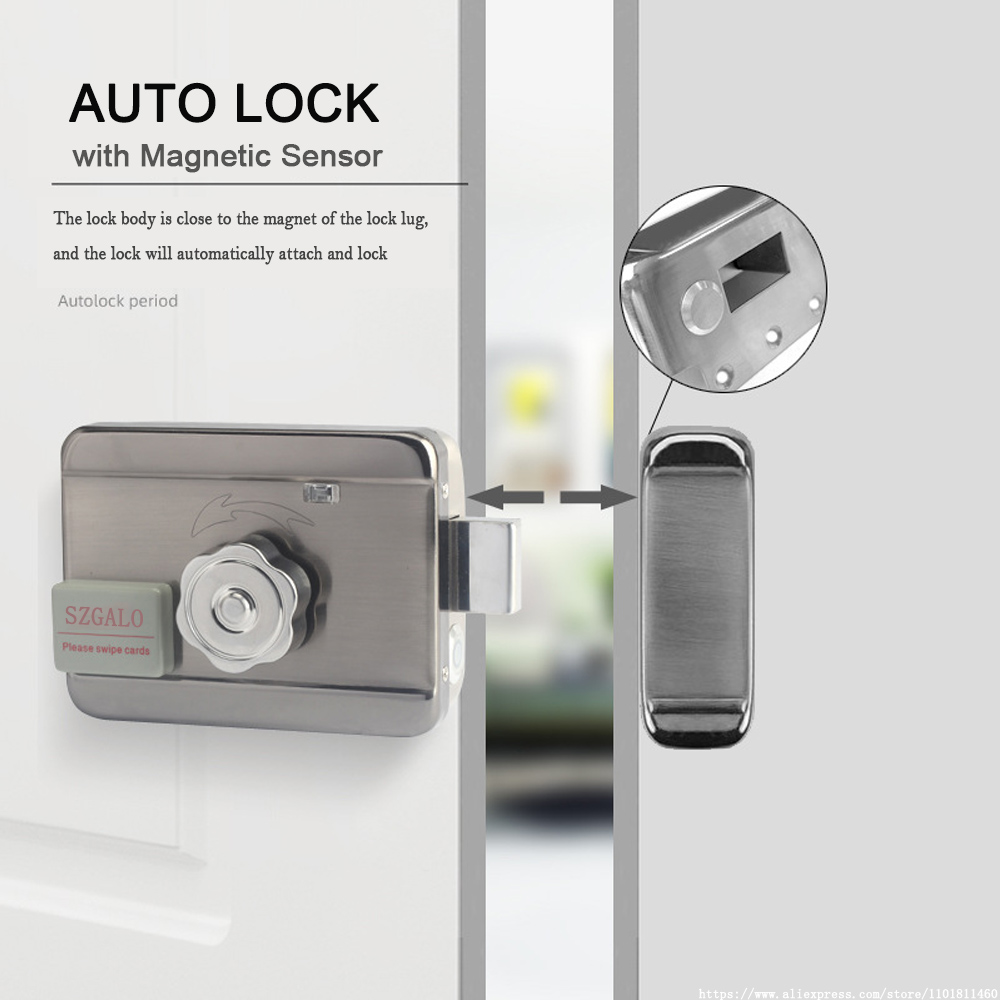 WiFi Control Electric Lock Gat – Home Security Ring System recenzja i cena