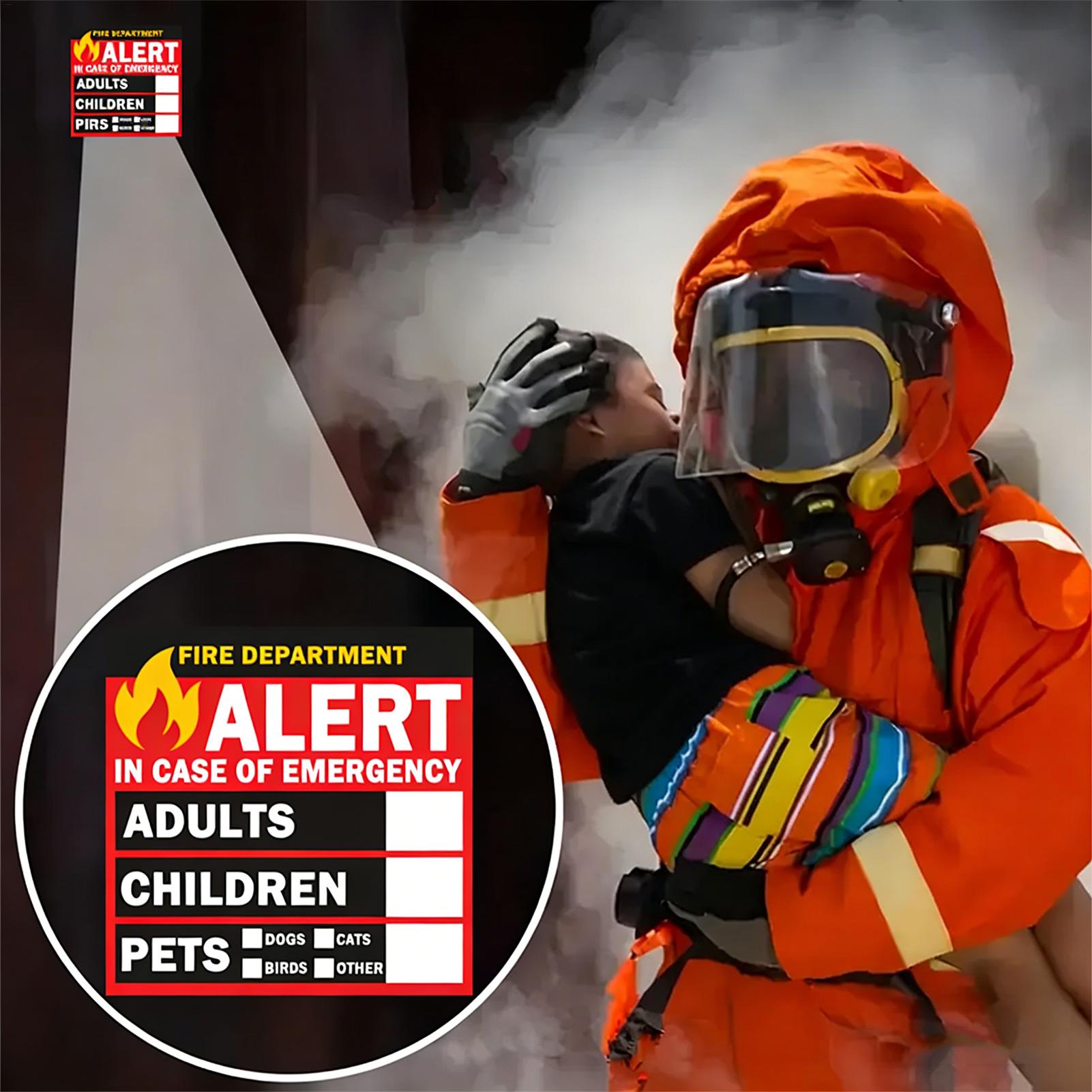 Fire Pet Alert Sticker Rain-Pr – Home Security Department Us recenzja i cena