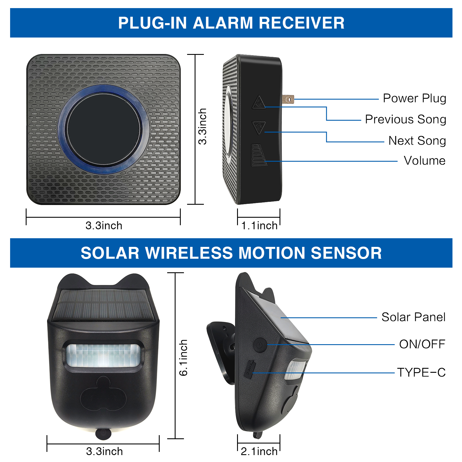 Wireless Motion Sensor Detecto – Home Security Ring System recenzja i cena