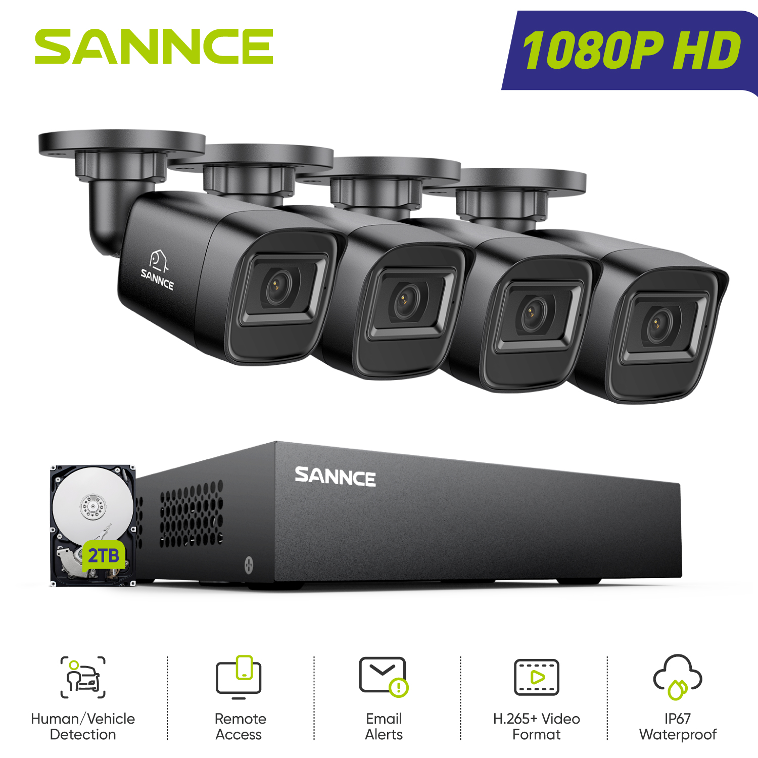 SANNCE 1080P Security Camera S – Home Security And Monitoring recenzja i cena