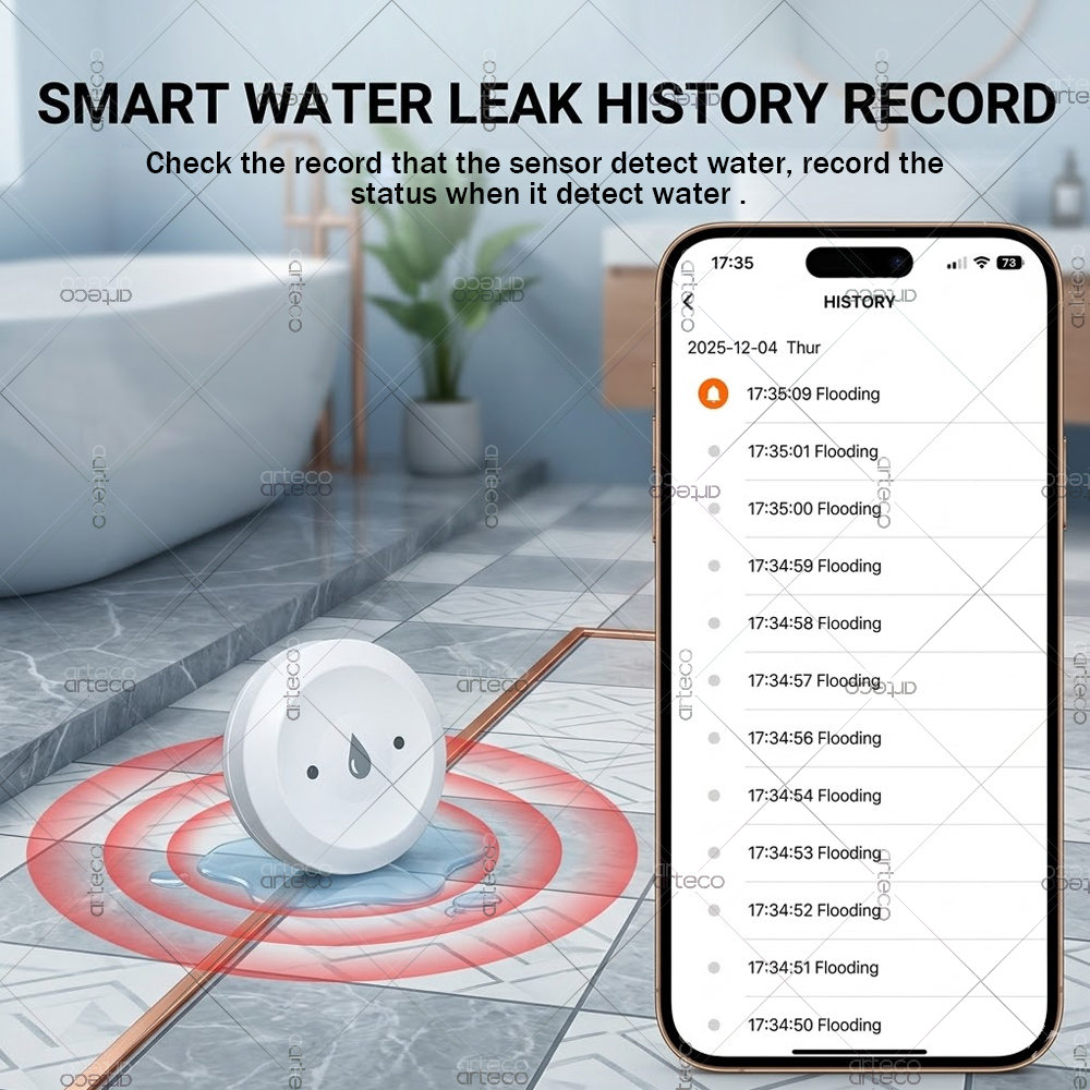 Zigbee Water Leak Sensor Flood – Home Security Kitchener recenzja i cena