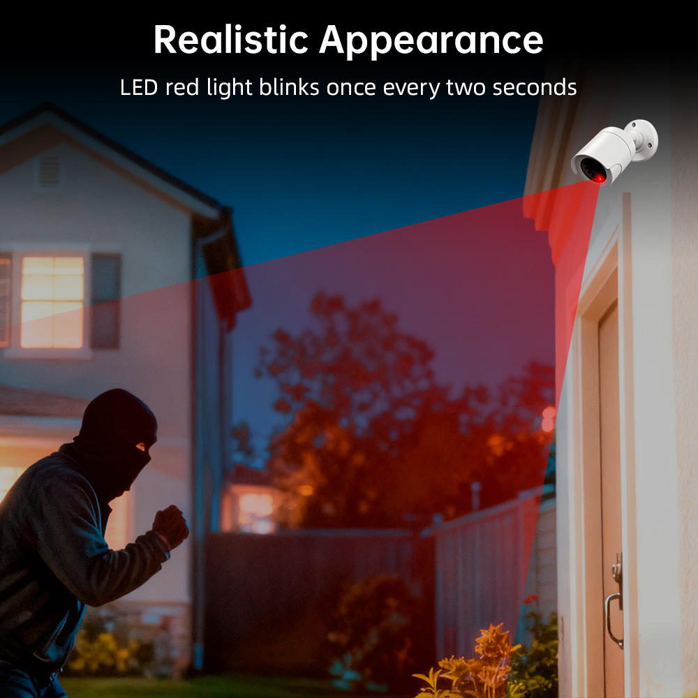Simulation Camera Dummy Fake C – Home Security Lights Outdoors recenzja i cena