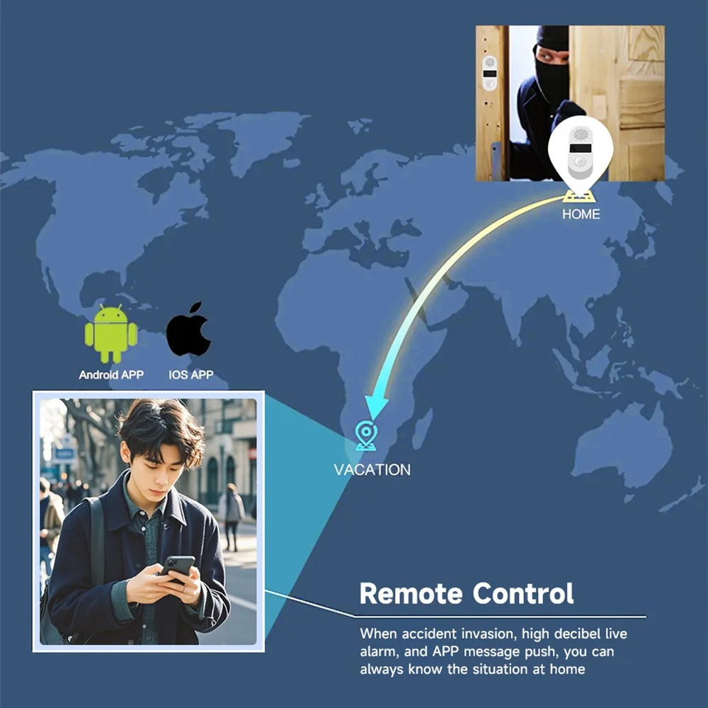Tuya WiFi Vibration Sensor - 1 – Home Security Alarm recenzja i cena