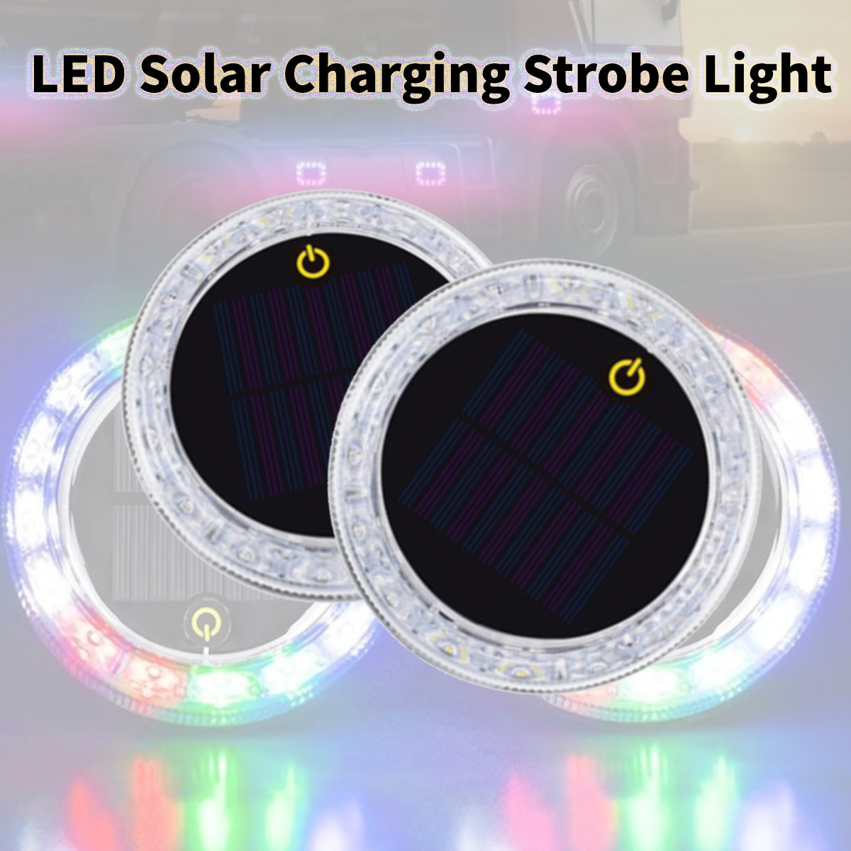 1/2x Car Wireless Strobe Touch – Solar Security Light recenzja i cena