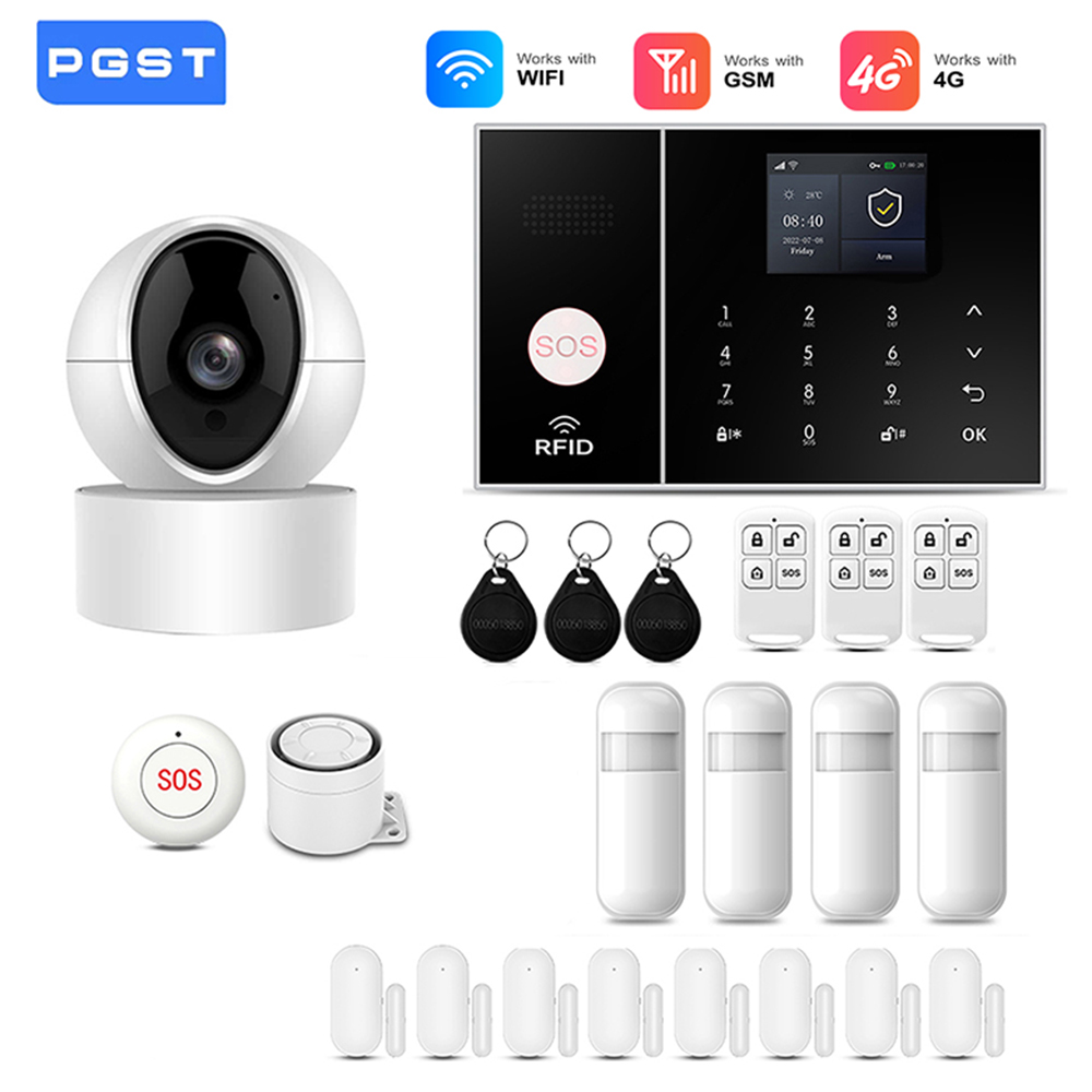 Smart Home Alarm System 4G WiF – Home Security No Monthly Fee recenzja i cena