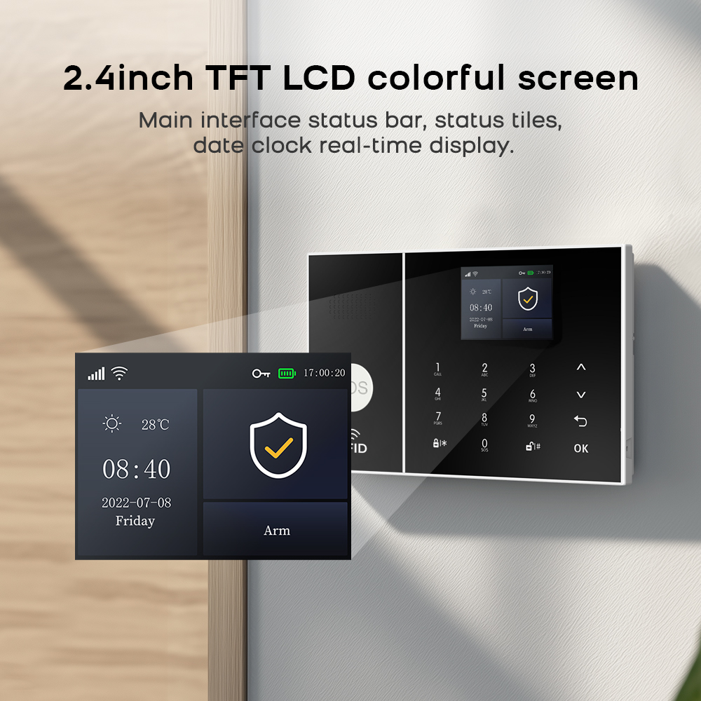 Smart Home Alarm System 4G WiF – Home Security No Monthly Fee recenzja i cena