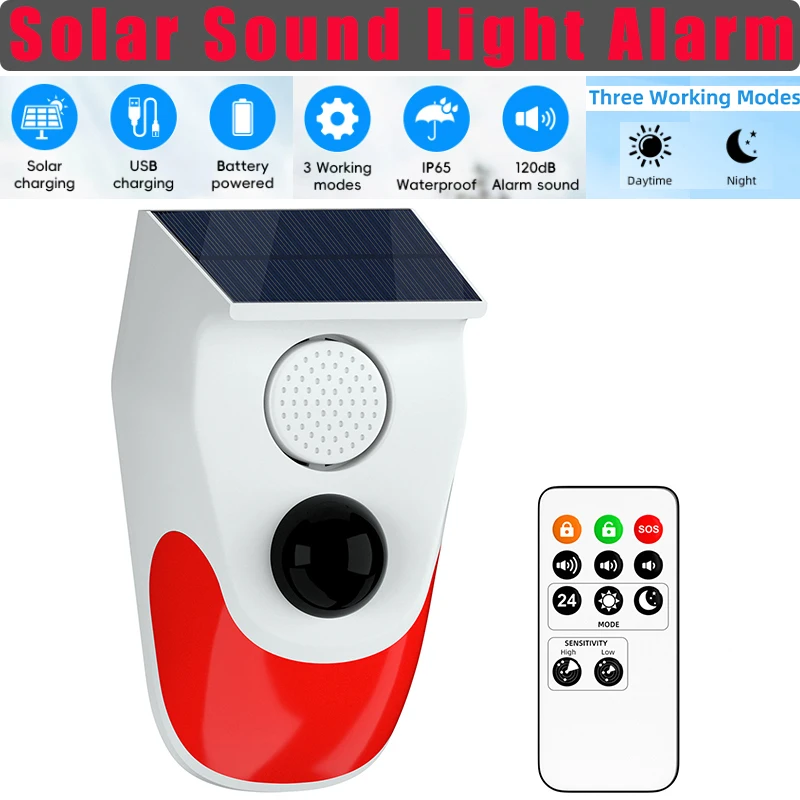 Solar Sound Light Alarm Wirele – Solar Security Light recenzja i cena