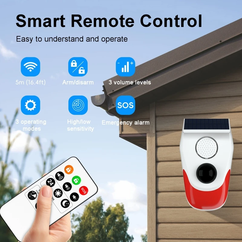Solar Sound Light Alarm Wirele – Solar Security Light recenzja i cena